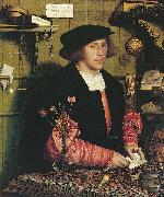 Portrait of the Merchant Georg Gisze Hans holbein the younger